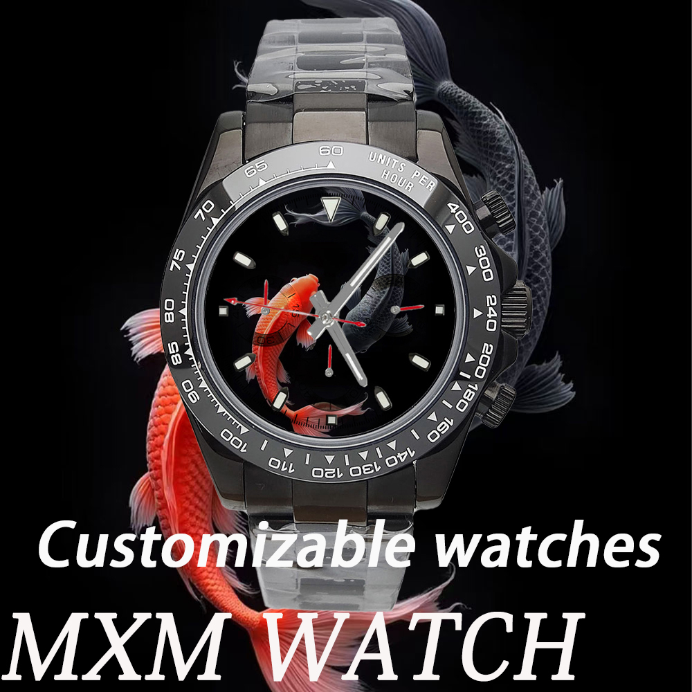 Leather Bracelet - Новые мужские часы-хронограф Customized Creative VK63