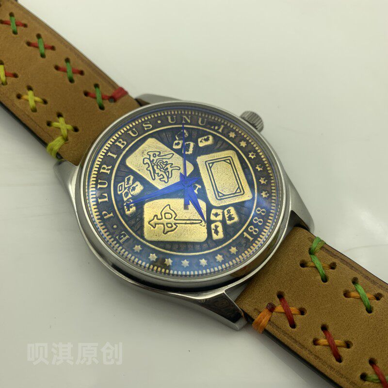 Leather Bracelet - Независимые часы ручной работы от часовщика,