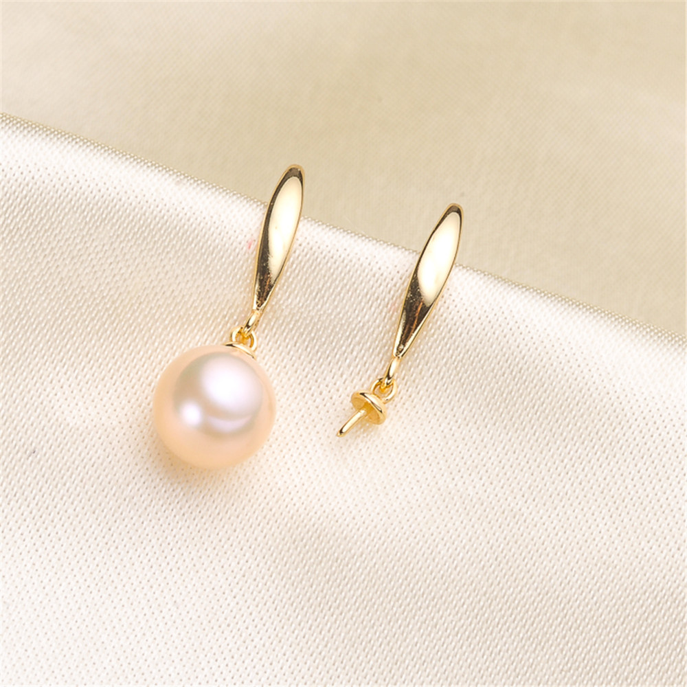 Pearl Stud Earrings - Жемчужные бусины, серьги-гвоздики, основа для установки
