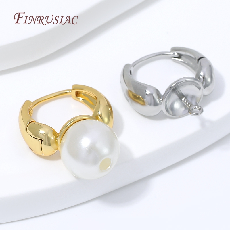Pearl Stud Earrings - Швензы для создания серёжек,серег-колье с жемчугом,