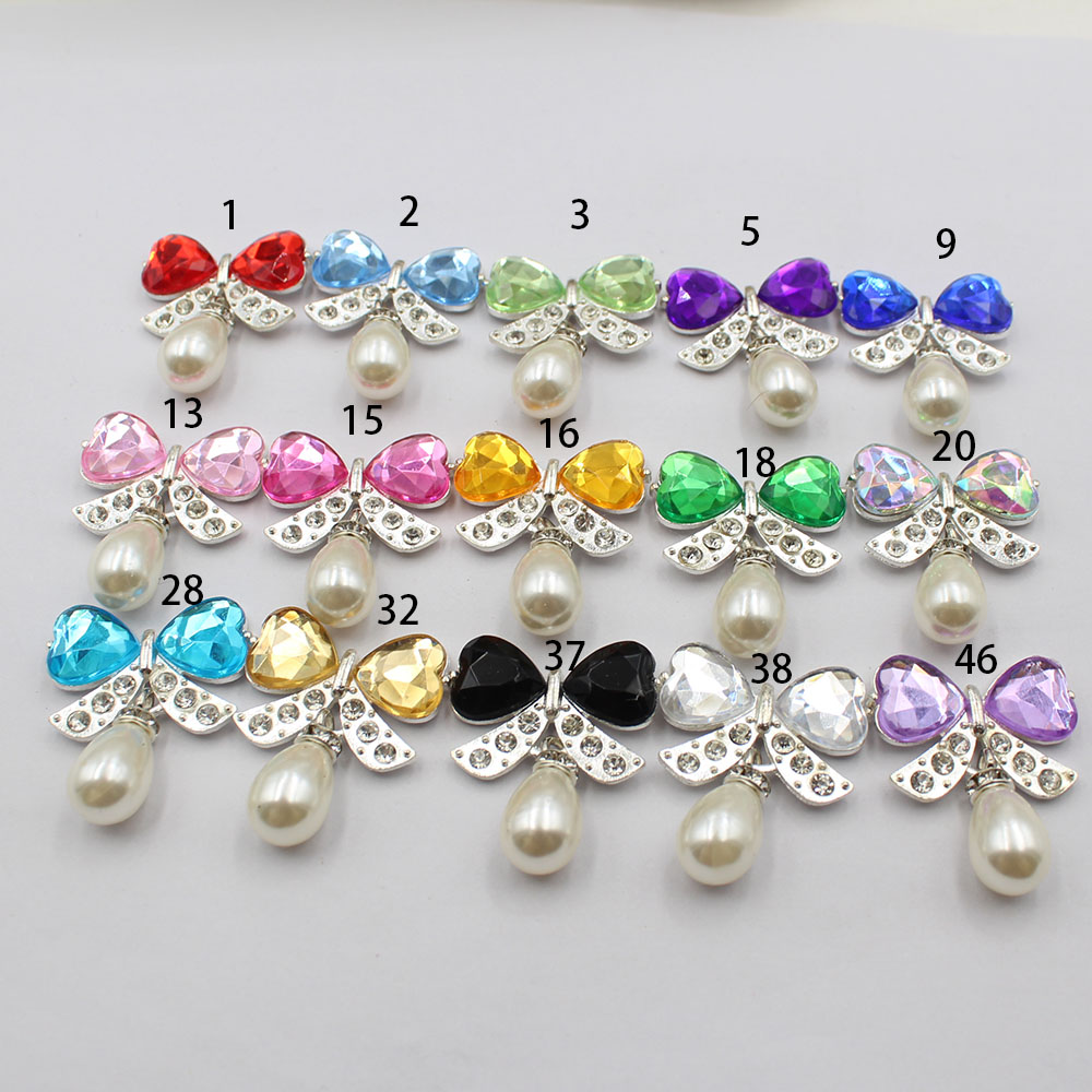 Pearl Stud Earrings - Прямые продажи 5 шт./компл., бант из