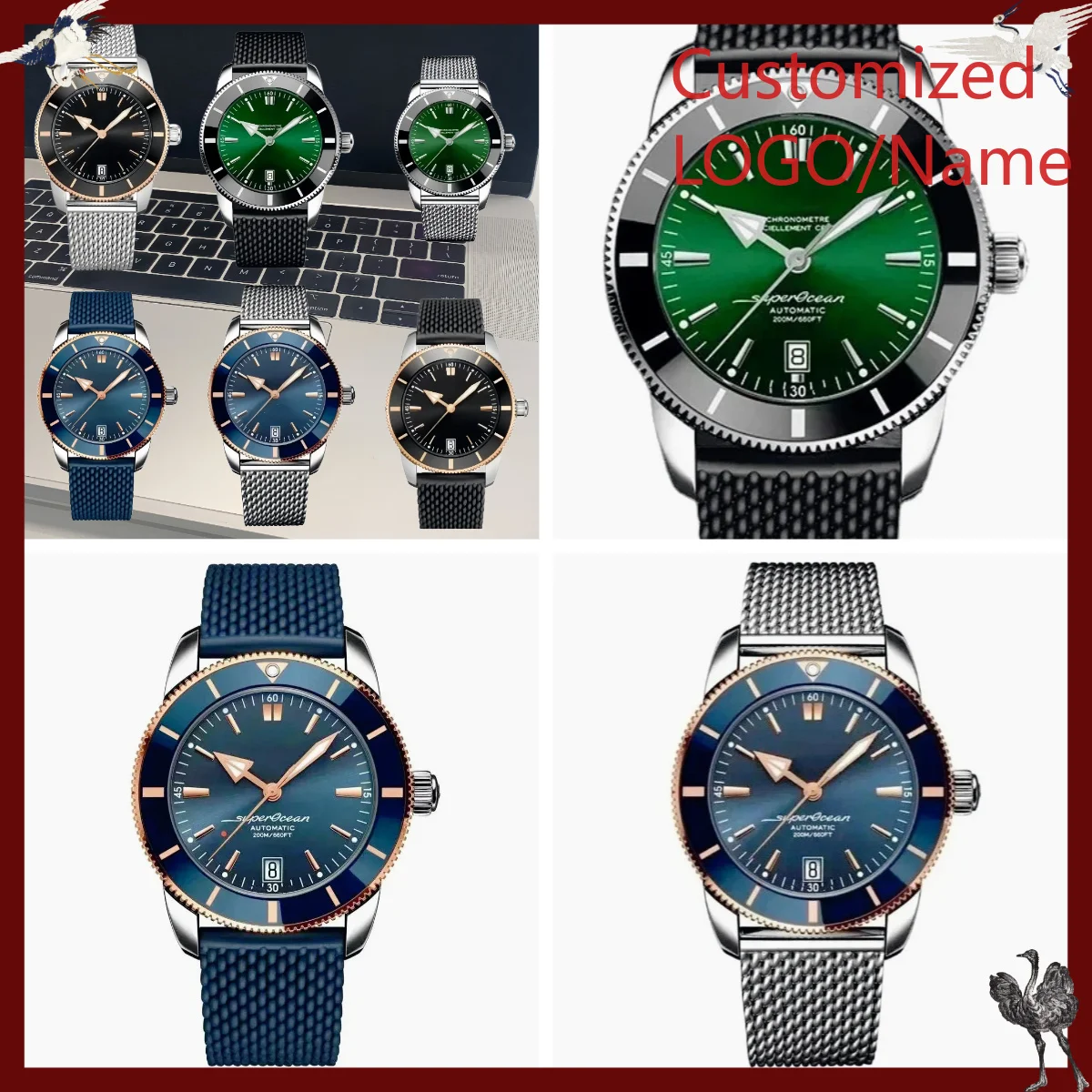 Jewelry Bracelet Watches - Мужские автоматические механические часы A1212, 46