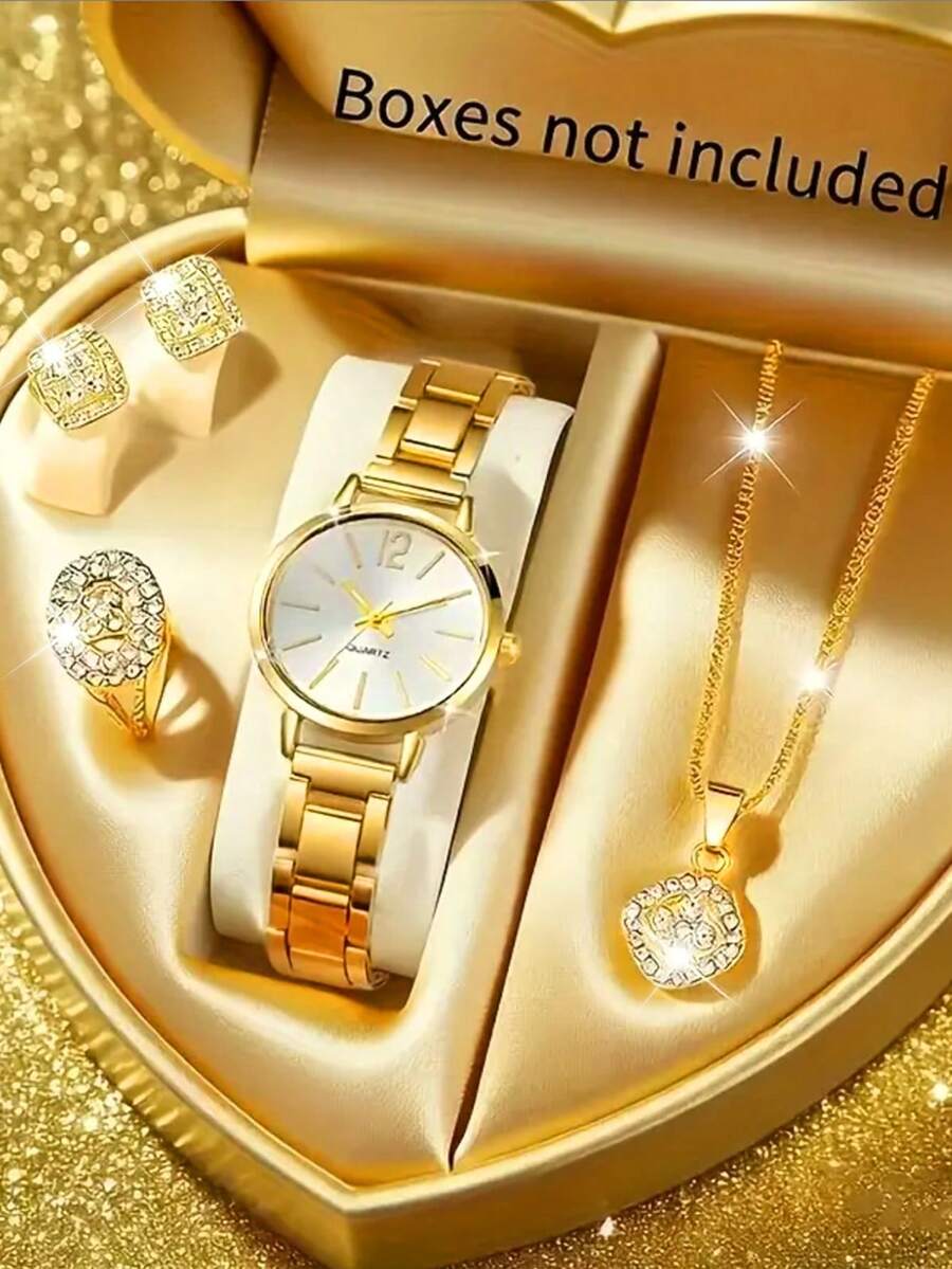 Набор из 5 предметов: женские  – обзор и цена Unique Jewelry Watches
