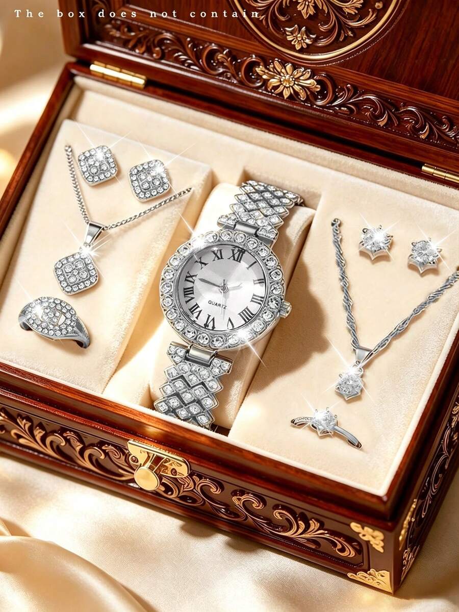 Набор из 5 предметов: женские  – обзор и цена Unique Jewelry Watches