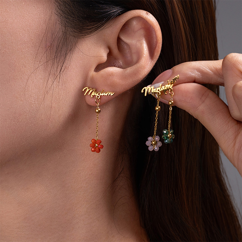 Серьги Auxauxme с индивидуальн – обзор и цена Pearl Stud Earrings