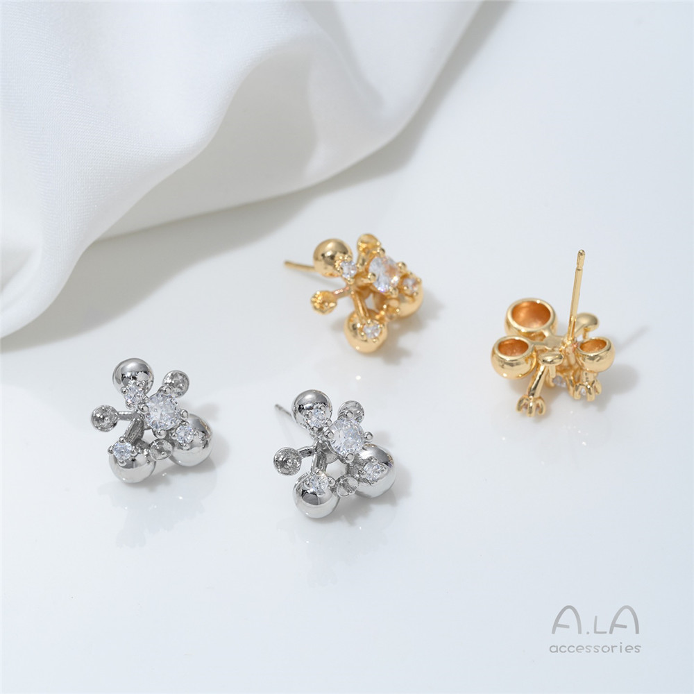 Позолоченные 14-каратным золот – обзор и цена Pearl Stud Earrings