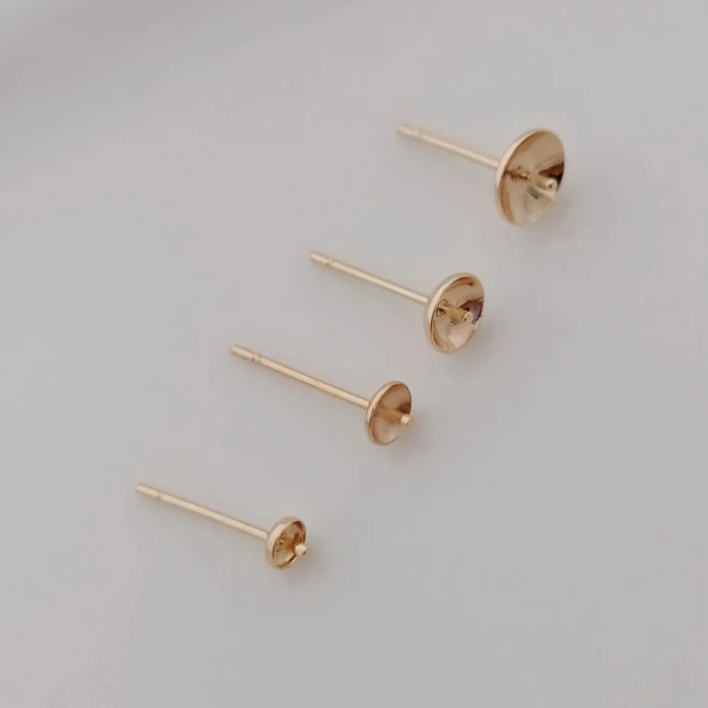 Аксессуары из позолоченных бус – обзор и цена Pearl Stud Earrings