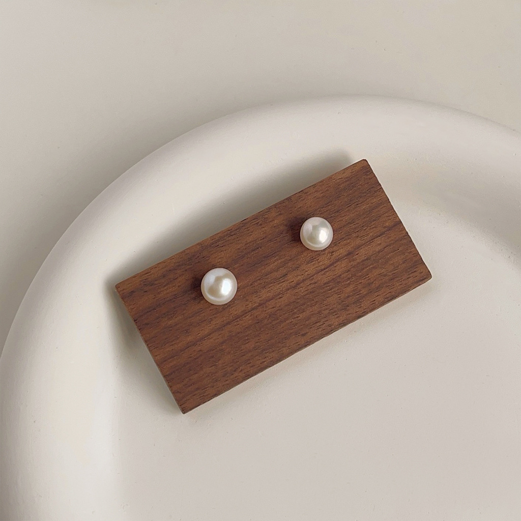 Серьги-гвоздики DIY с маленьки – обзор и цена Pearl Stud Earrings